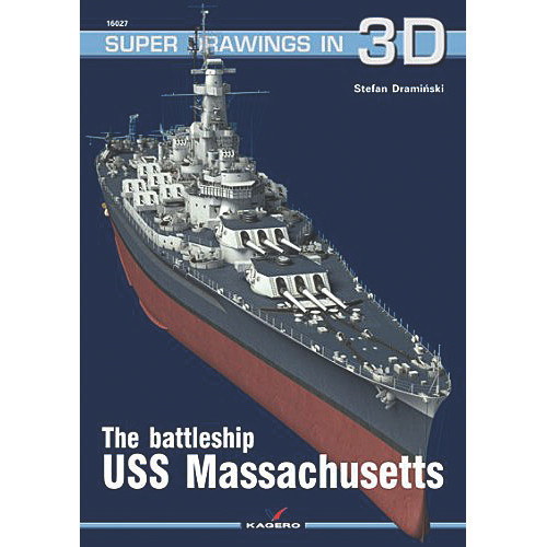The Battleship USS Massachusetts: Super Drawings in 3D Alt Image 1