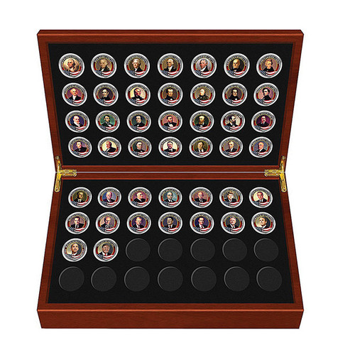 U.S. Presidents - 45-Quarter Set w/ Deluxe Box Alt Image 1
