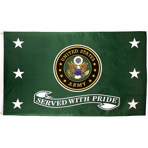 Army "Served with Pride" Flag Alt Image 1