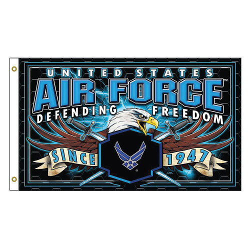 Strike Force "Defending Freedom" Flag - Air Force Main Image