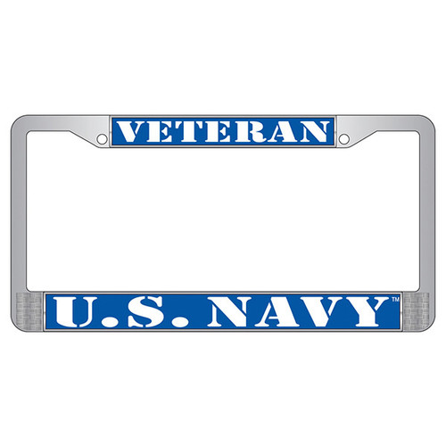 U.S. Navy Veteran License Frame Main Image