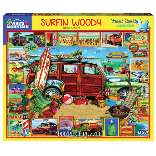 Surfin Woody 1000pc Puzzle Alt Image 1