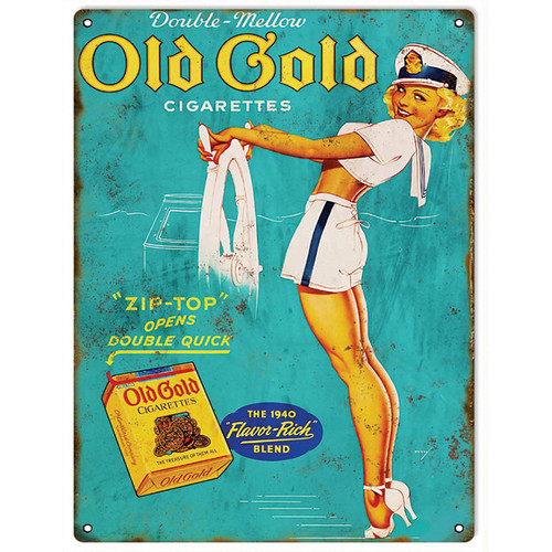 Old Gold Cigarettes Metal Sign Main Image