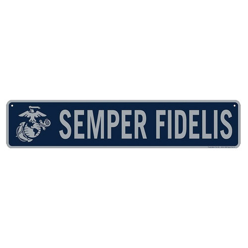 Metal Street Sign - Marines Main Image