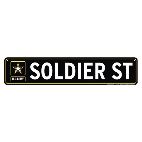 Metal Street Sign - Army Main Image