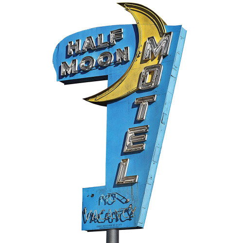 Half Moon Motel Metal Sign Main Image