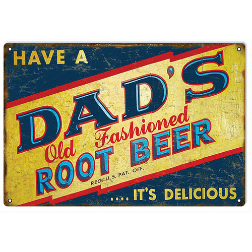 Dads Root Beer Metal Sign Main Image