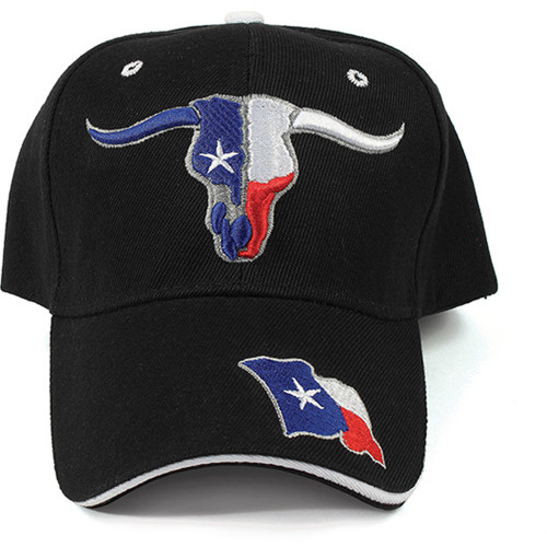 Texas Bullhorn Flag Cap Alt Image 1