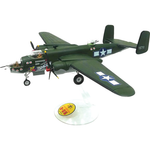 B-25 Flying Dragon with Swivel Stand 1/64 Atlantis Kit Alt Image 2