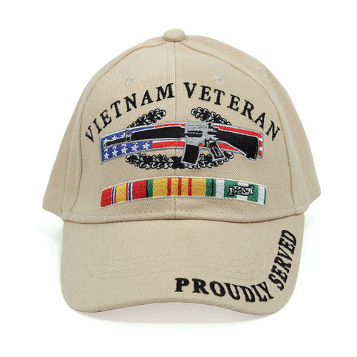 Vietnam Veteran M16 Rifle Cap Alt Image 1