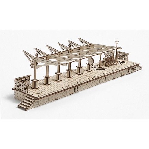 Railway Platform Wooden Kit Main Image