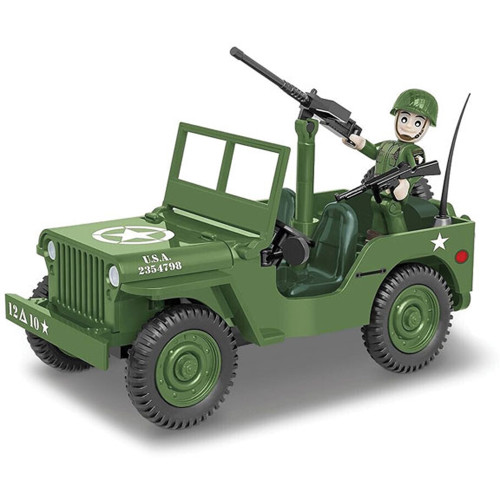 World War II U.S. Willys Jeep Block Model Alt Image 2