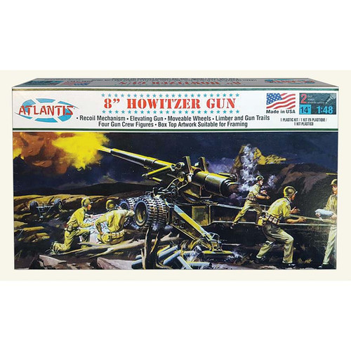 U.S. Army 8 Inch Howitzer Gun 1/48 Kit Main Image