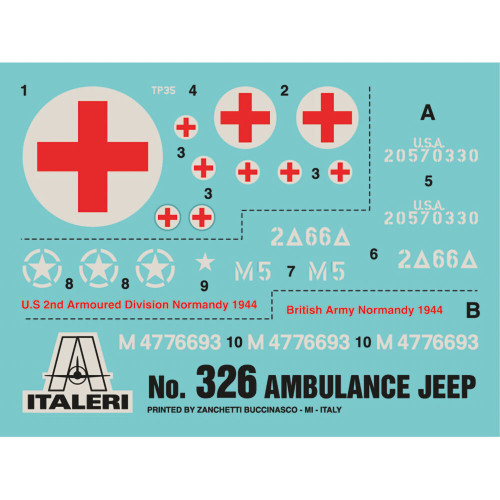 1/4-ton 4x4 Ambulance Jeep 1/35 Kit Alt Image 2