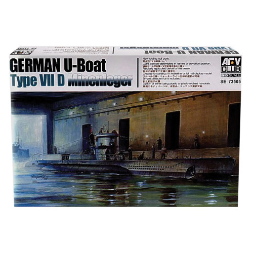 U-Boat Type Vii/D U-213 1/350 Kit Main Image