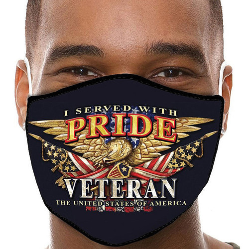 Served with Pride Veteran Facemask Main Image