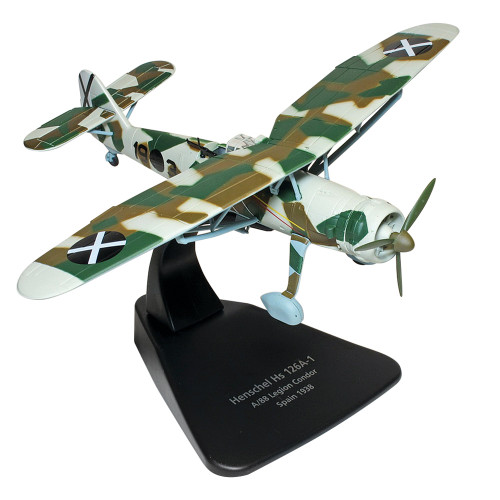 Henschel Hs 126A-1 1/72 Die Cast Model Main Image