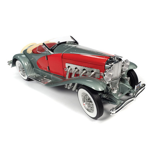 1935 Duesenberg SSJ 1/18 Die Cast Model- Red/Gray Alt Image 1