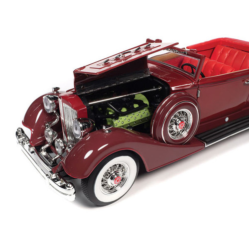 1934 Packard V12 Victoria Soft Top 1/18 Die Cast Model Alt Image 4