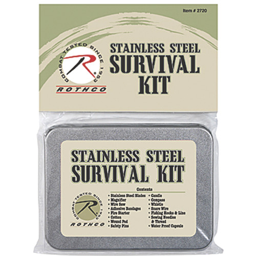 Tactical Survival Kit in Tin Box Alt Image 1