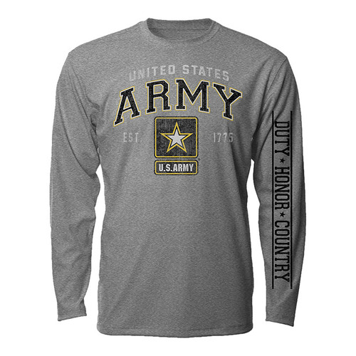 U.S. Army Vintage Block Letter Long-Sleeve T-Shirt Main Image