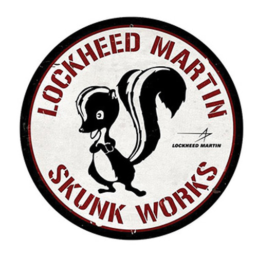 Lockheed Martin Skunk Works Metal Sign Main Image