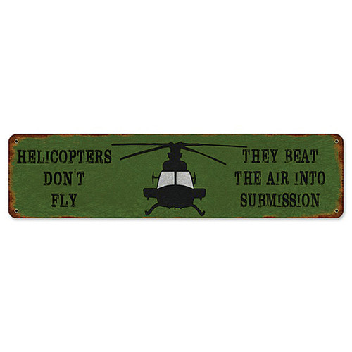 Beat The Air Metal Sign Main Image