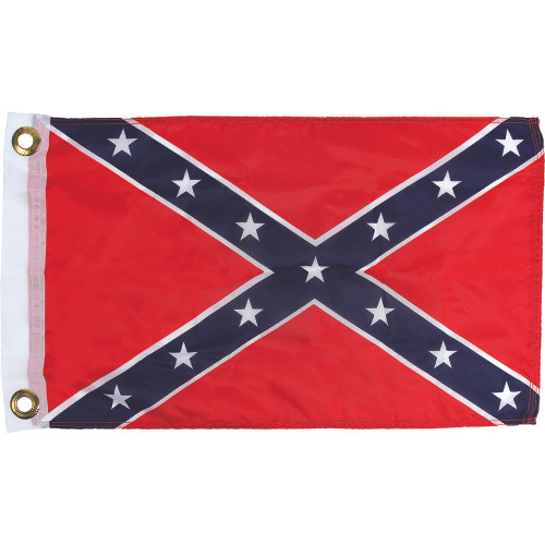 Crossed Rebel Flags Mug with 12"x 18" Flag Alt Image 1