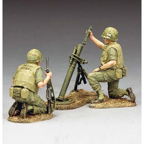 3-Piece Mortar Team 1/30 Figure Set Alt Image 1