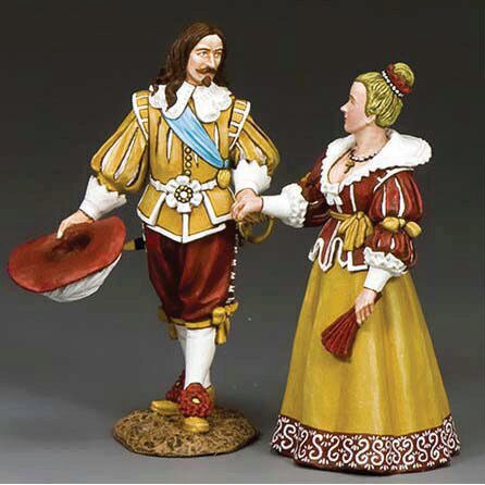 King Louis XIII & Queen Anne of France 1/30 Figure Alt Image 1