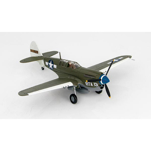P-40N Warhawk 1/72 Die Cast Model Capt. Robert DeHaven, 7th FS, 49th FG, August 1943 Alt Image 1