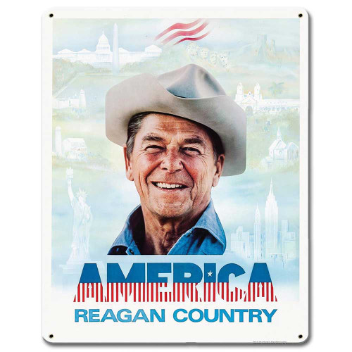 Reagan Country 12 x 15 Metal Sign Main Image