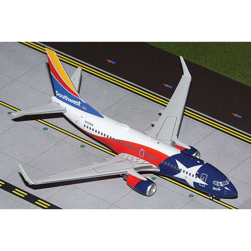 Boeing B737-700 1/200 Die Cast Model - SWA, "Lone Star One" Main Image