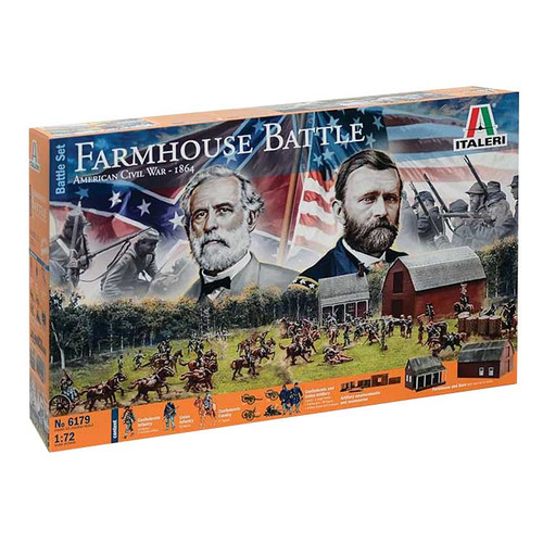 American Civil War Farmhous Battle 1/72 Kit Set Main Image