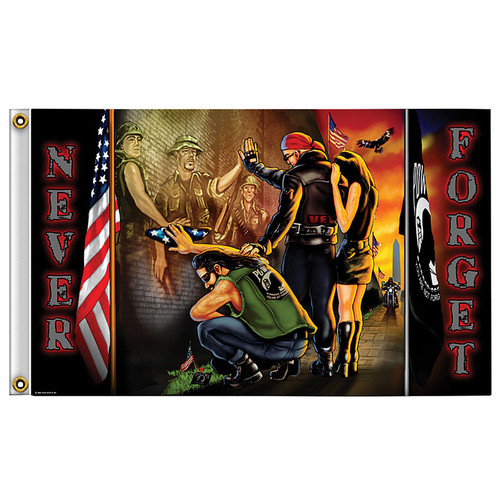 POW/MIA Vietnam Wall Flag Main Image