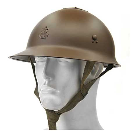 Japanese WW2 Cherry Blossom "Sakura" Navy INLF Helmet Alt Image 2