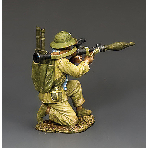 NVA Soldier Kneeling Firing RPG 1/30 Figure Alt Image 1