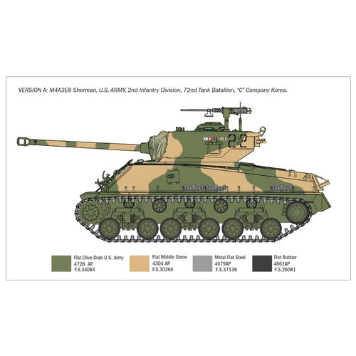 M4A3E8 Sherman 1/35 Kit Alt Image 1