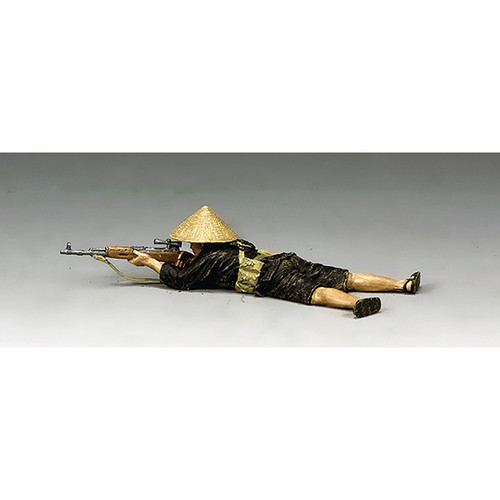 Viet Cong Lying Sniper 1/30 Figure Alt Image 1