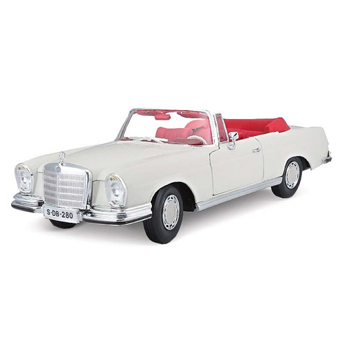 1967 Mercedes 280 SE Cabriolet 1/18 Die Cast Model Cream Main Image