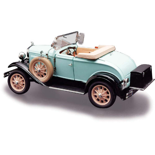 1931 Ford Model A Roadster 1/18 Die Cast Model Blue Alt Image 1