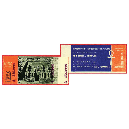 Genuine 1964 New York World's Fair Entry Ticket Main Image