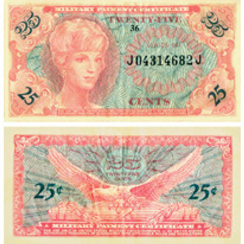 Vietnam Era 25-Cent Military Payment Certificate Main Image