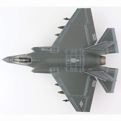 F-35C Lightning II 1/72 Die Cast Model - HA2607  VX-9 "Vampires", US Navy, 2018 Alt Image 3
