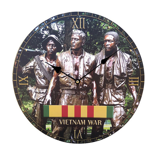 Vietnam Veteran Wall Clock Main Image