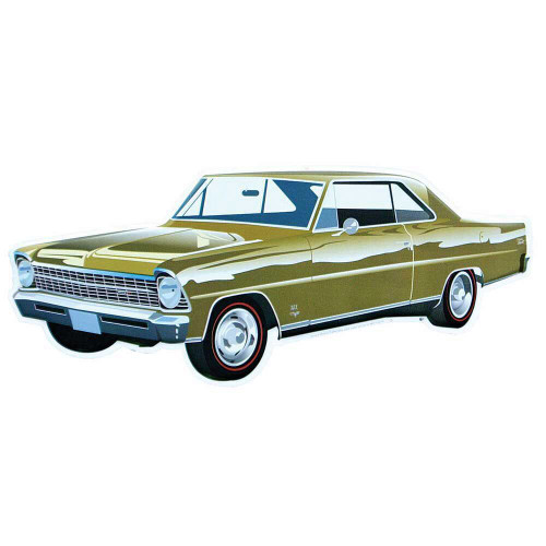 1967 Chevy Nova Die Cut Metal Sign Main Image