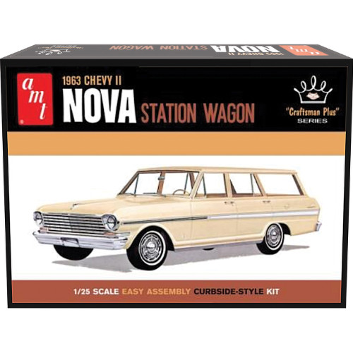 1963 Chevy II Nova Station Wagon 1/25 Kit Main Image