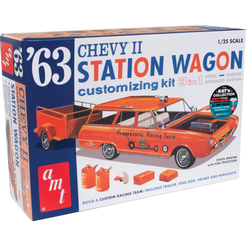 1963 Chevy II Nova Station Wagon 1/25 Kit Main Image