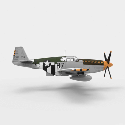 P-51B Mustang 1/72 Die Cast Model Bald Eagle, Lt. Robert Eckfeldt, 374th FS, 361st FG, 8th AF, Alt Image 1