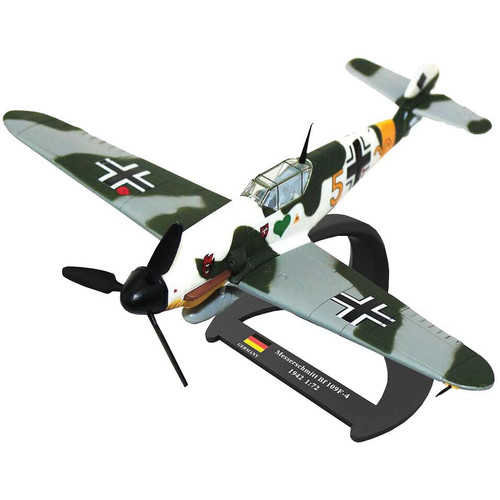 Bf 109F-4 1/72 Die Cast Model 9./JG 54 "Green Hearts," Battle of Leningrad, Siwerskaja, Ru Main Image